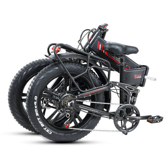 RANDRIDE Hummer Folding Electric Bike – 1000W Motor, 48V 17Ah Removable Battery, 20-Inch Fat Tires