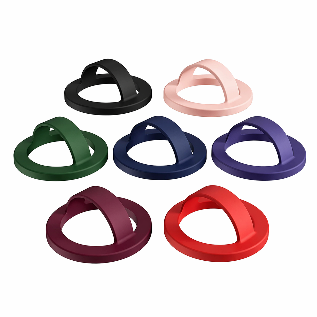 Magnetic Phone Ring Holder – 360° Rotating Grip and Stand for Smartphones