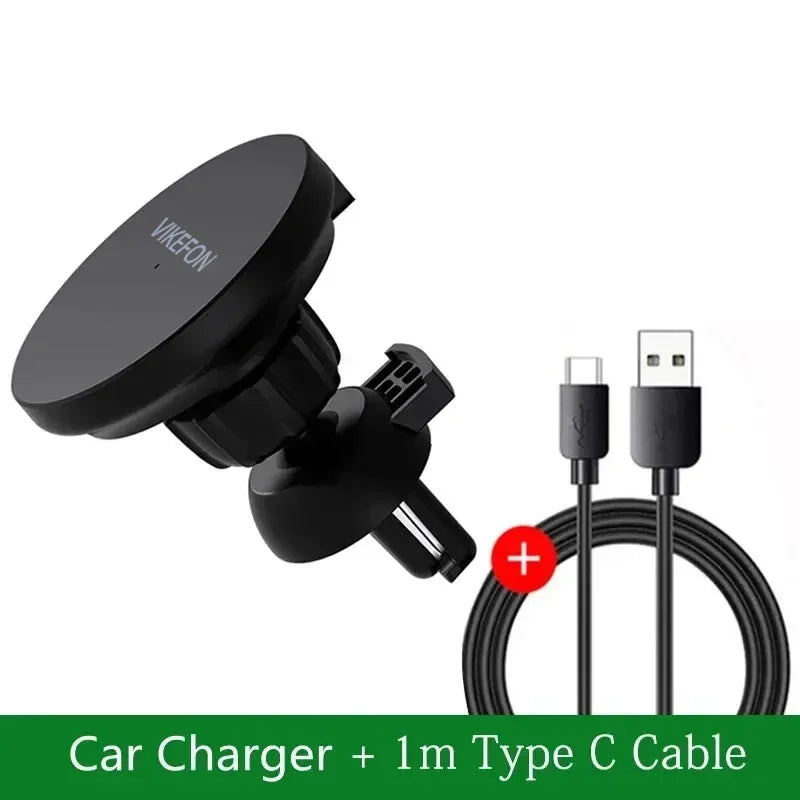 Magnetic Car Wireless Charger – Air Vent Mount for MagSafe Compatible Phones