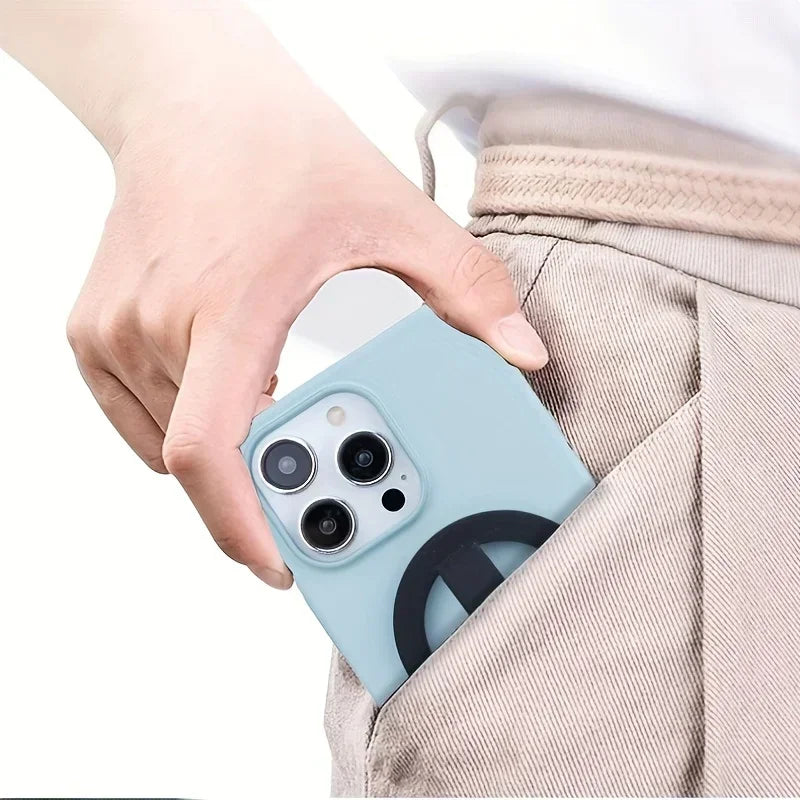 Magnetic Phone Ring Holder – 360° Rotating Grip and Stand for Smartphones