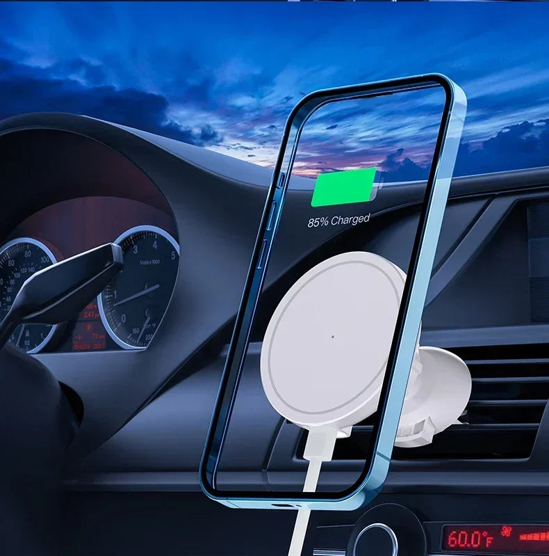 Magnetic Car Wireless Charger – Air Vent Mount for MagSafe Compatible Phones