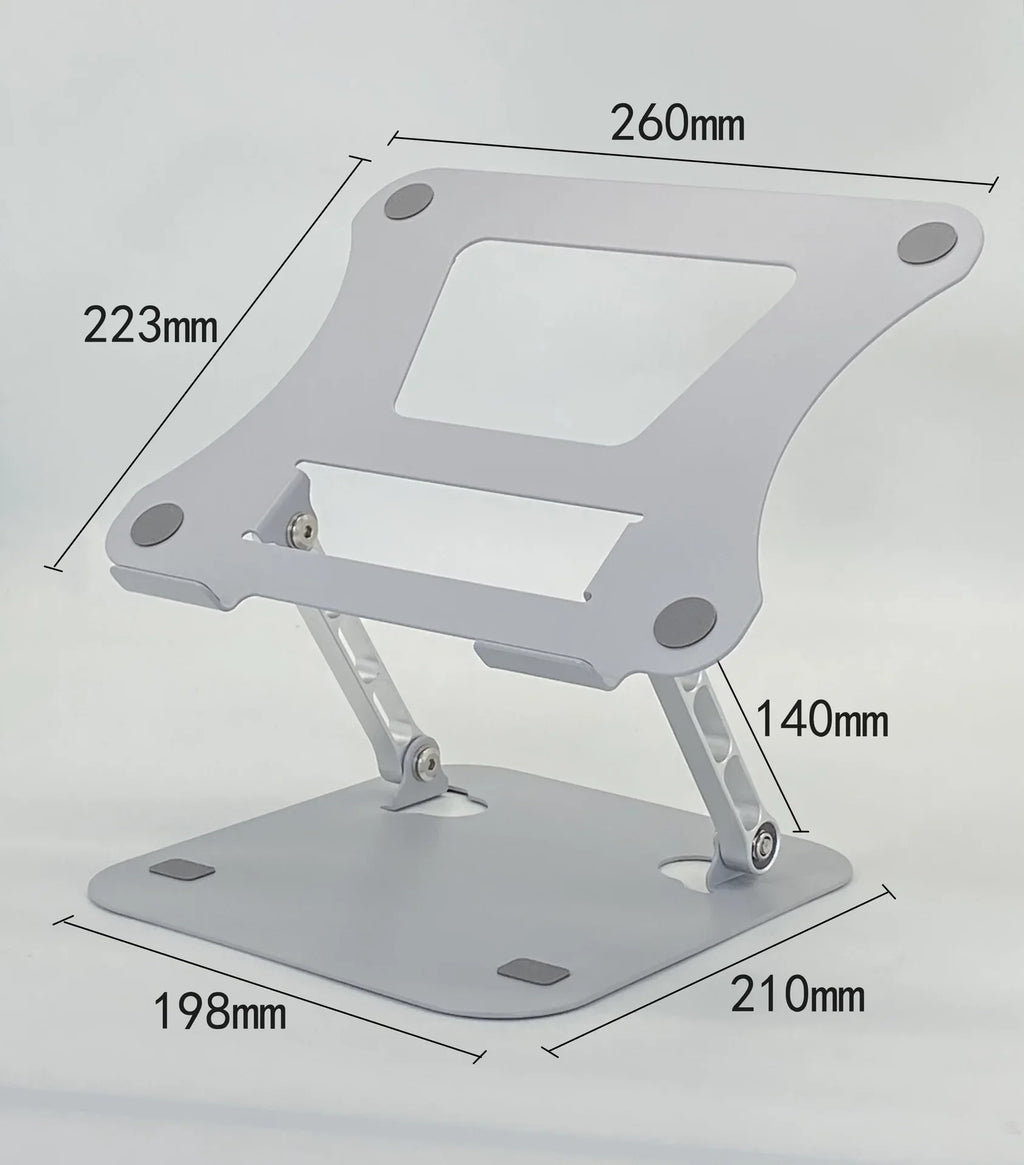 Adjustable Folding Aluminium Tablet and Laptop Stand – Small and Large