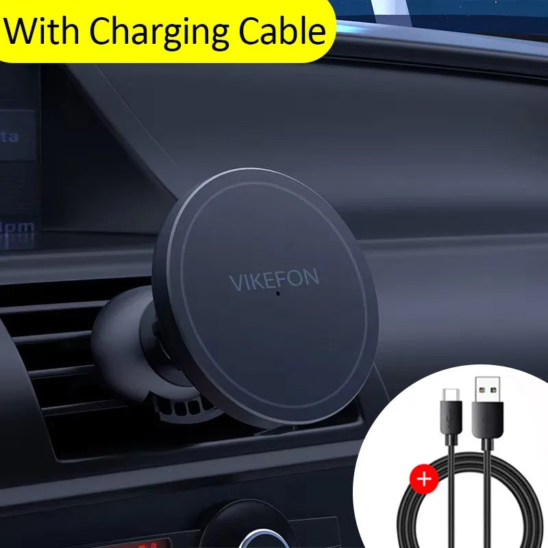 Magnetic Car Wireless Charger – Air Vent Mount for MagSafe Compatible Phones