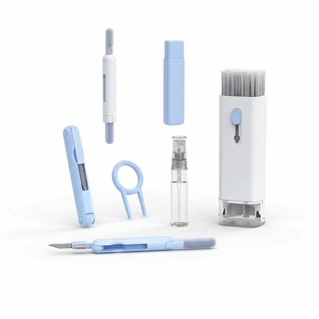 7-in-1 Cleaning Kit – All-in-One Tool for AirPods, Phones & Laptop Care