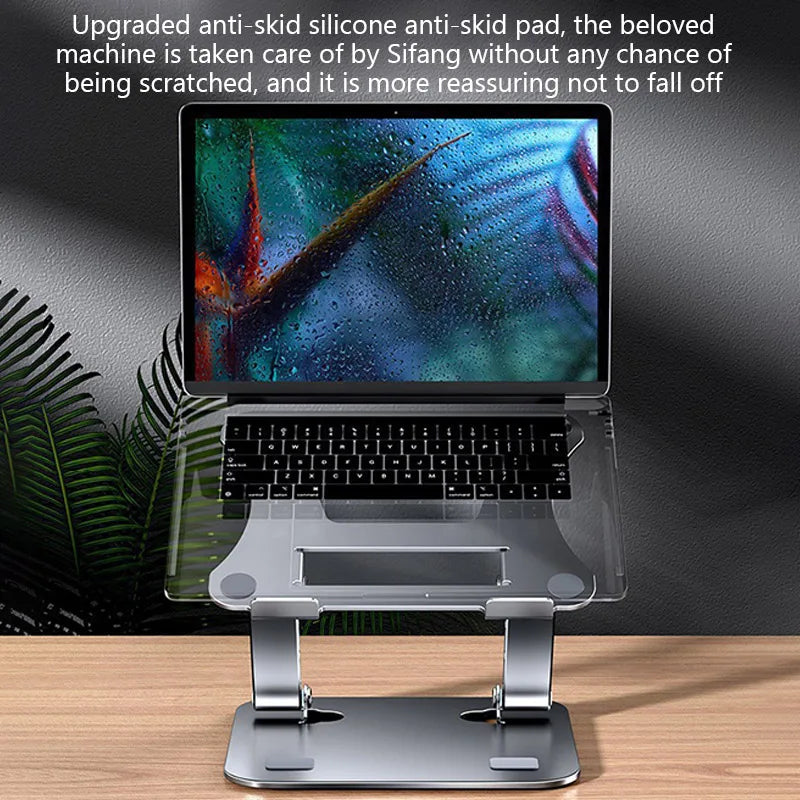 Adjustable Folding Aluminium Tablet and Laptop Stand – Small and Large