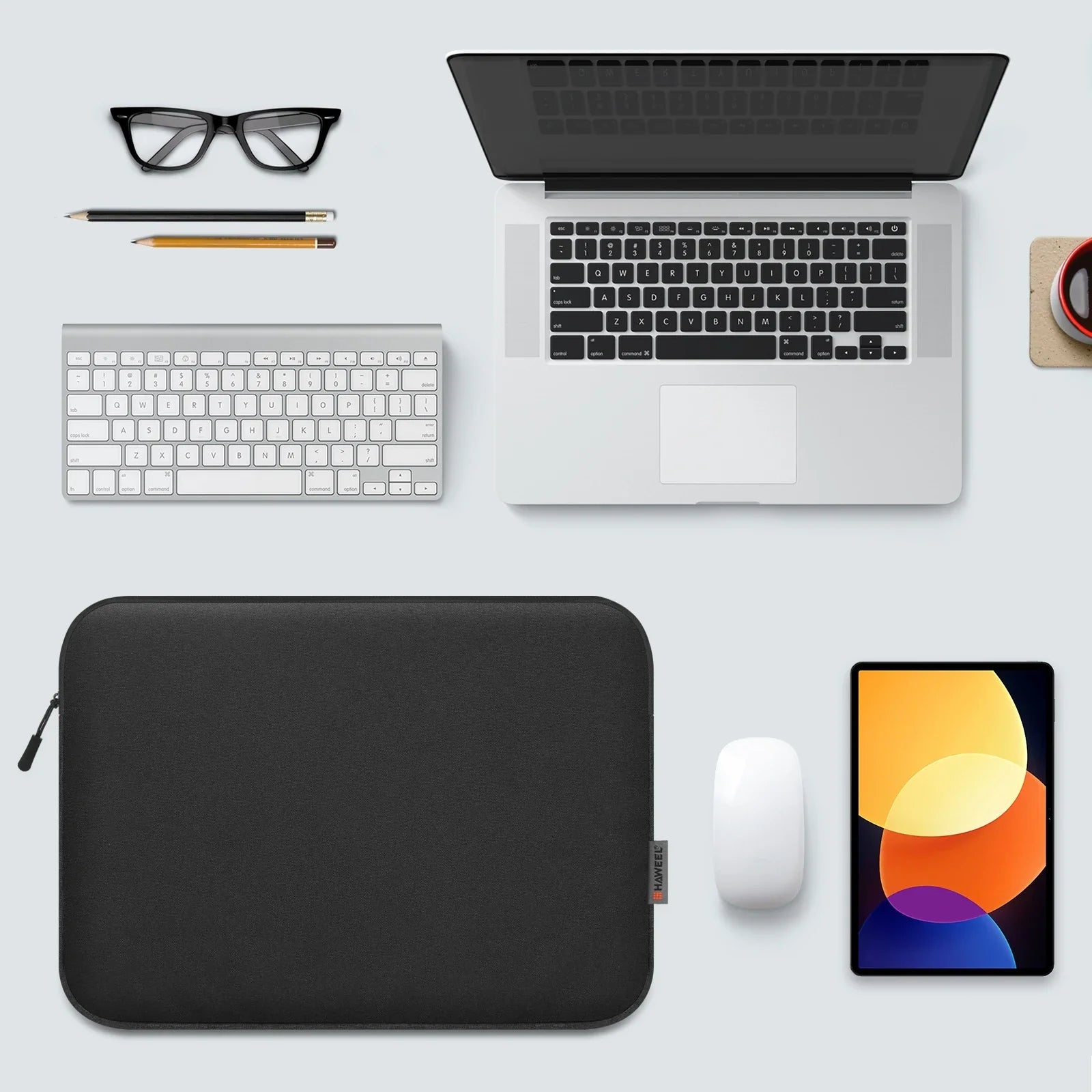 Padded Laptop Sleeve with Soft Lining and Zipper – 11, 13, 15 and 16 Inch