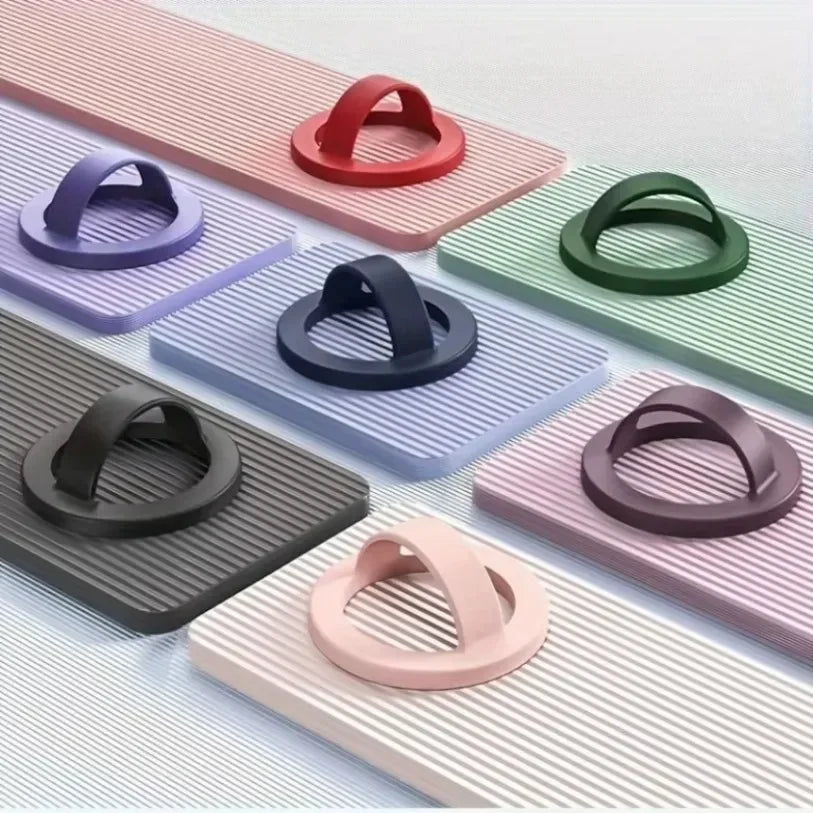 Magnetic Phone Ring Holder – 360° Rotating Grip and Stand for Smartphones