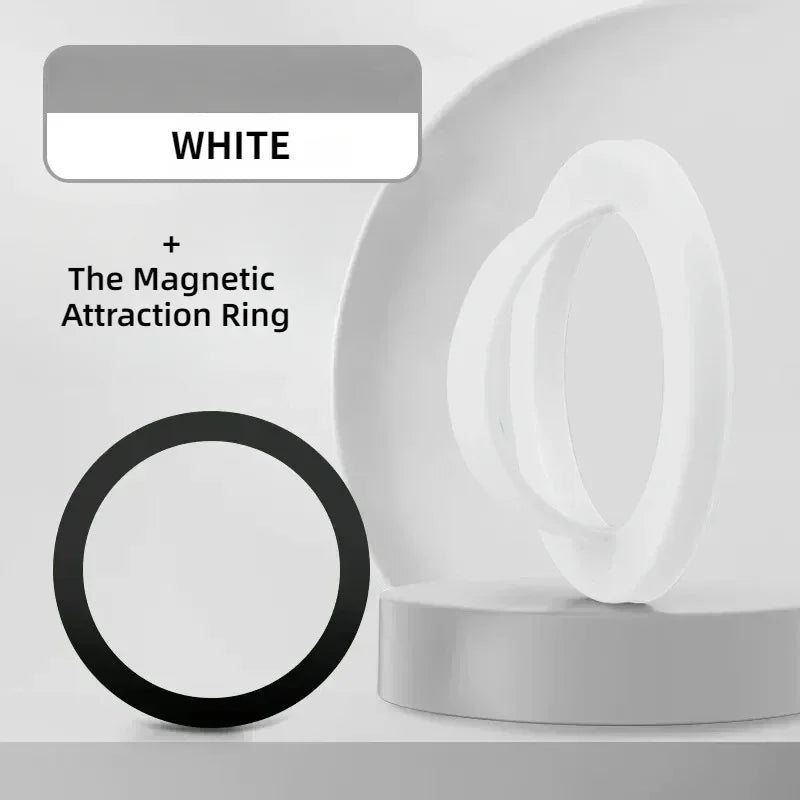 Magnetic Phone Ring Holder – 360° Rotating Grip and Stand for Smartphones