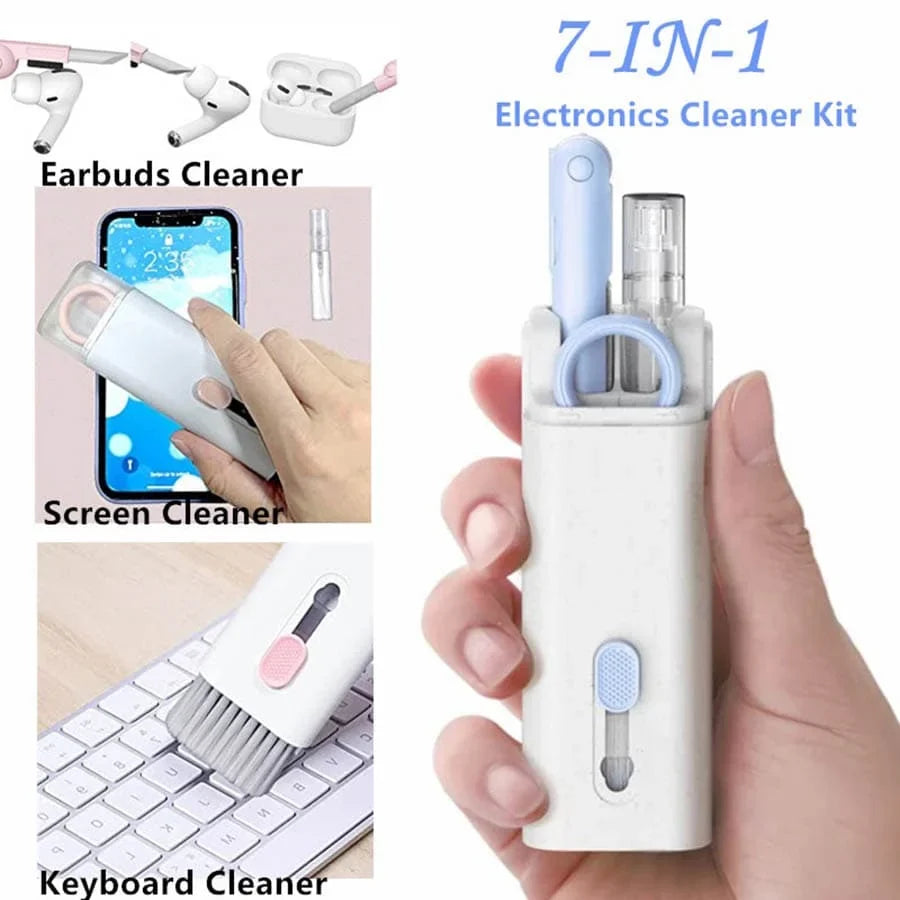 7-in-1 Cleaning Kit – All-in-One Tool for AirPods, Phones & Laptop Care