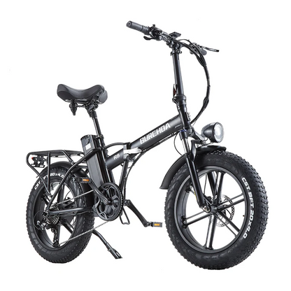 BURCHDA R8 Pro Folding Electric Bike – 800W Motor, 48V 20Ah Removable Battery, 20 × 4.0-Inch Fat Tires