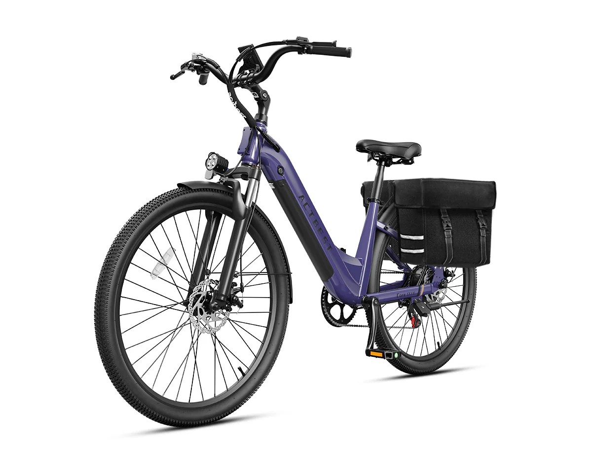 ACTBEST Core ST 2.0 Step-Through Electric Bike – 1200W Peak Motor, 48V 10.4Ah Removable Battery, 26-Inch Tires