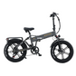 JINGHMA R7 Folding Fat Tire Electric Bike – 800W Motor, 48V 12.8Ah Battery, 20-Inch Wheels, Black