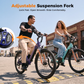 ACTBEST Core ST 2.0 Step-Through Electric Bike – 1200W Peak Motor, 48V 10.4Ah Removable Battery, 26-Inch Tires