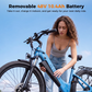ACTBEST Core ST 2.0 Step-Through Electric Bike – 1200W Peak Motor, 48V 10.4Ah Removable Battery, 26-Inch Tires