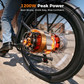 ACTBEST Core ST 2.0 Step-Through Electric Bike – 1200W Peak Motor, 48V 10.4Ah Removable Battery, 26-Inch Tires