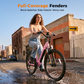 ACTBEST Core ST 2.0 Step-Through Electric Bike – 1200W Peak Motor, 48V 10.4Ah Removable Battery, 26-Inch Tires