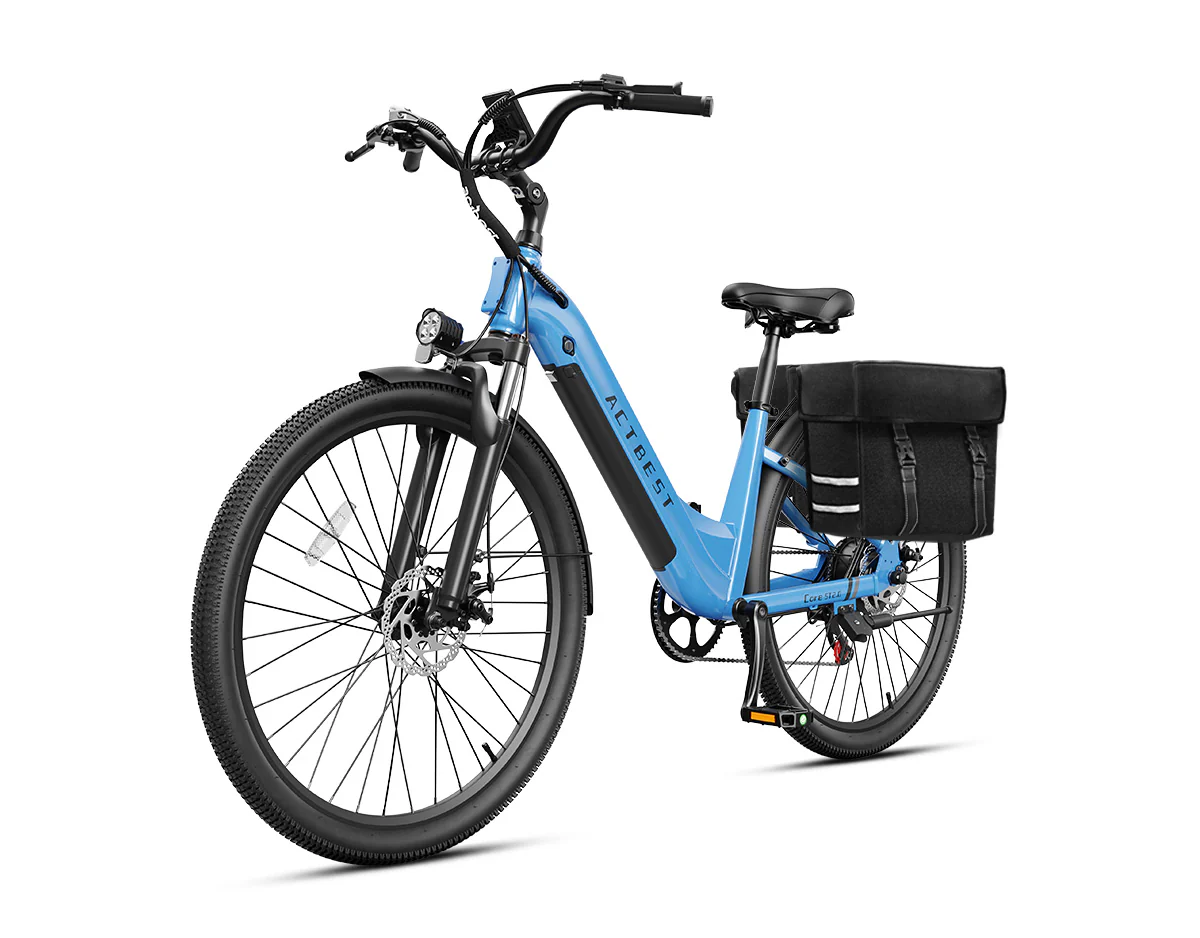 ACTBEST Core ST 2.0 Step-Through Electric Bike – 1200W Peak Motor, 48V 10.4Ah Removable Battery, 26-Inch Tires