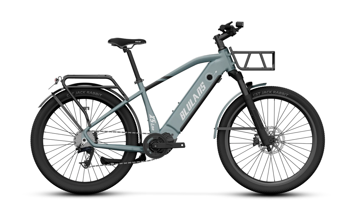 BLULANS X5 Lite Step-Through Electric Mountain Bike – 250W Bafang Mid-Drive Motor, 36V 20Ah Battery, 27.5-Inch Tires